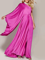 One Shoulder Twist Maxi Dress - Viexta