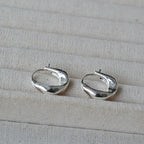Sleek Trendy Metal Irregular U-shaped Earrings - Viexta