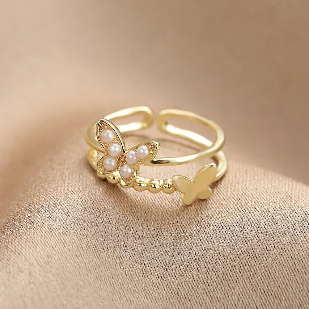 Double Layer Zircon Ring - Viexta