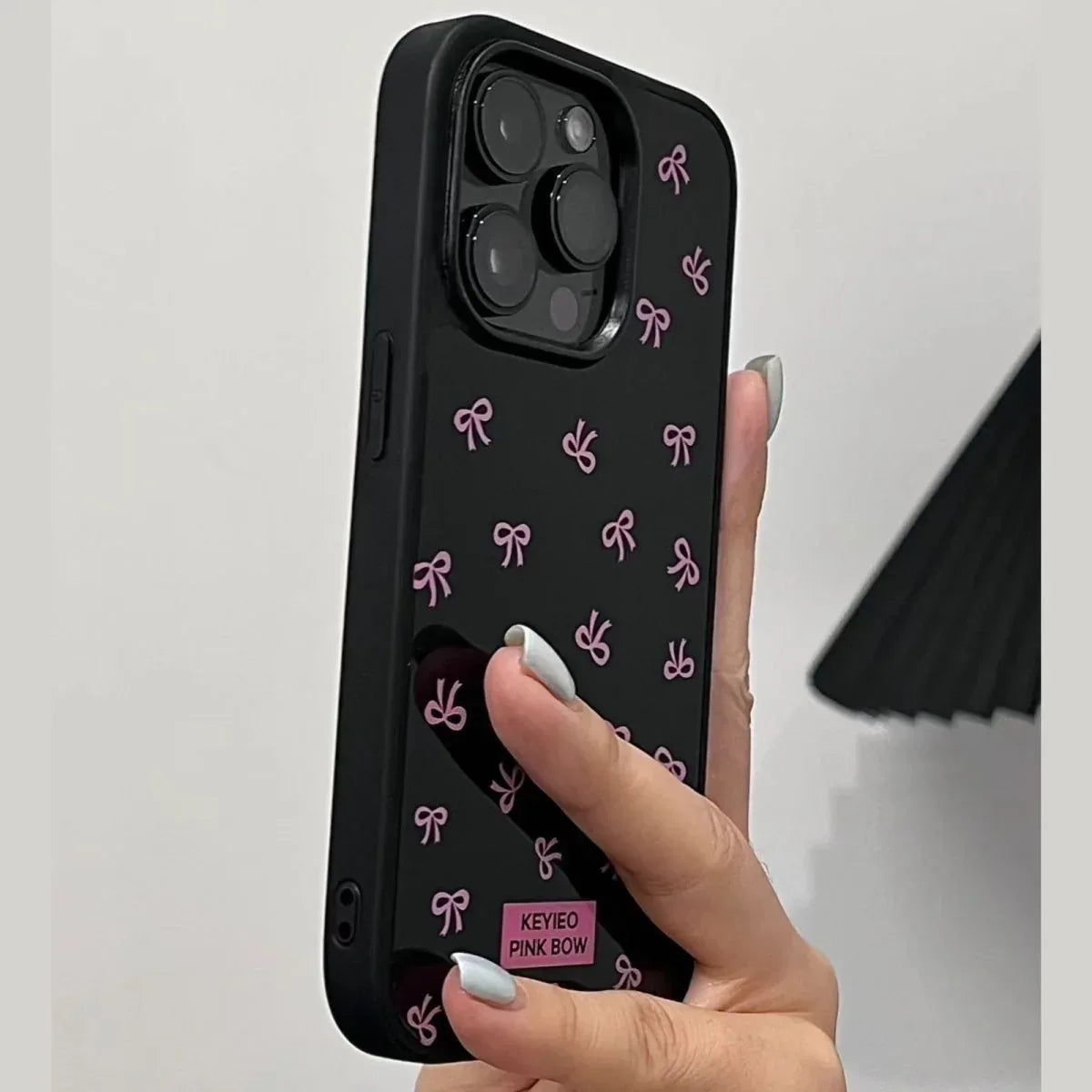 Cool Instagram Bow Silicone iPhone Case - Viexta