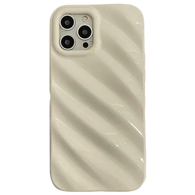 Ins Pleated iPhone Case - Viexta