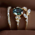 three-piece-temperament-flower-ring - Viexta