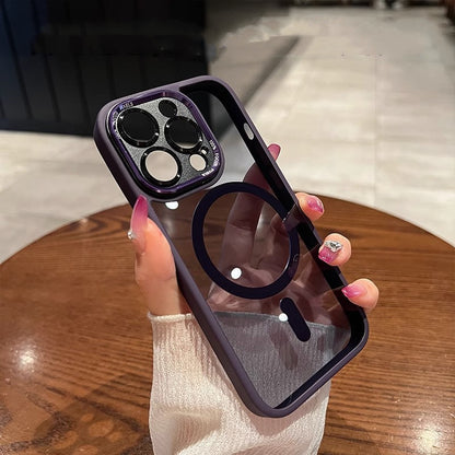 Metal Lens Magnetic iPhone Case