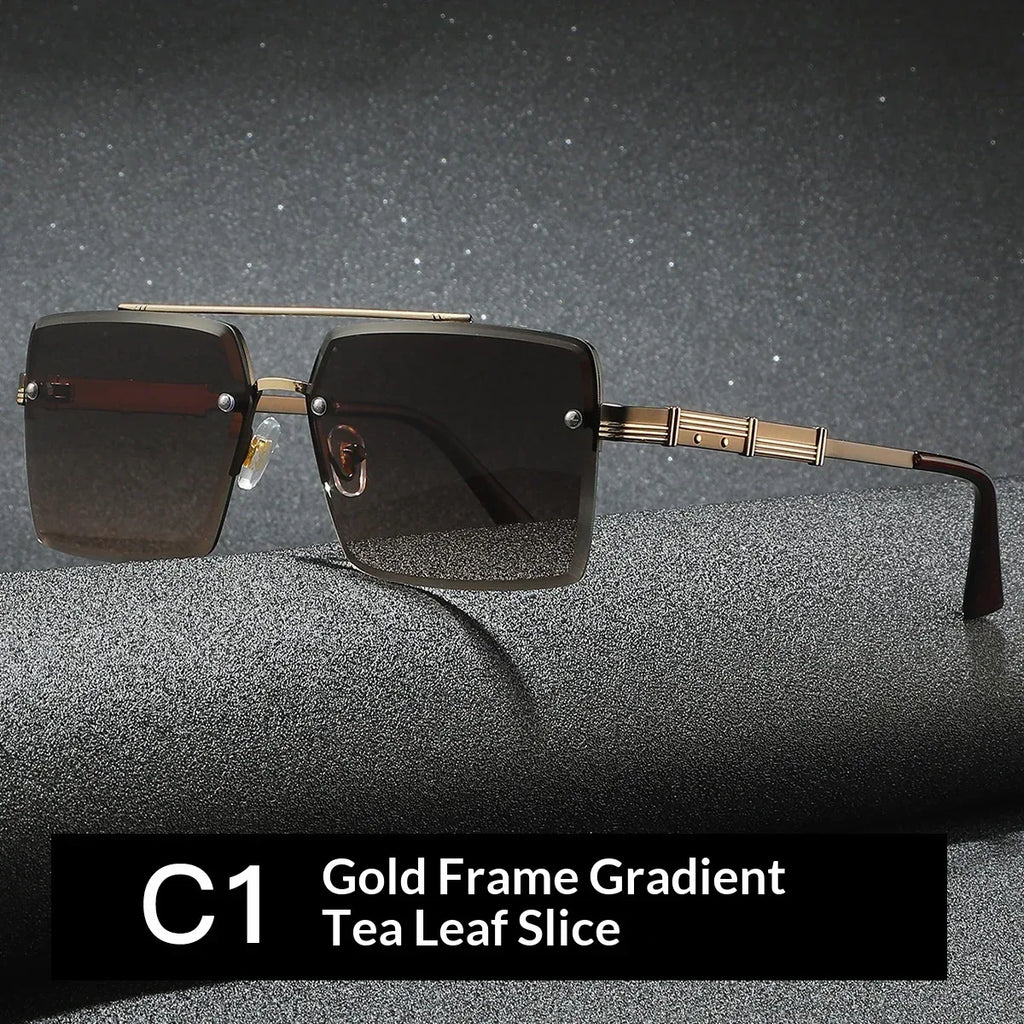 Mens Vintage Versatile Driving Sunglasses - Viexta