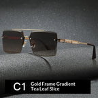 Mens Vintage Versatile Driving Sunglasses - Viexta