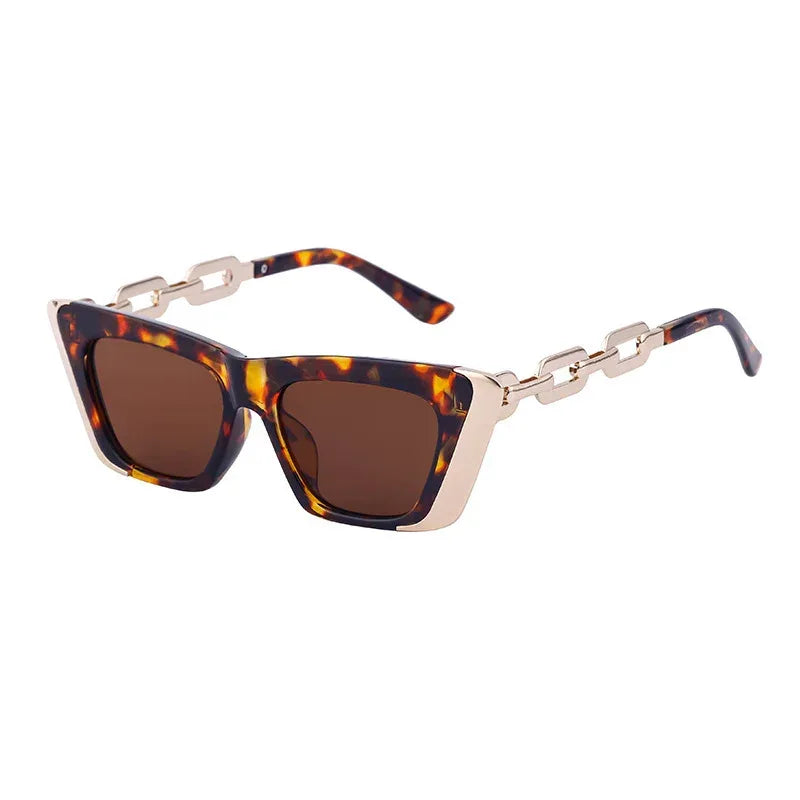 chain-small-frame-sunglasses - Viexta