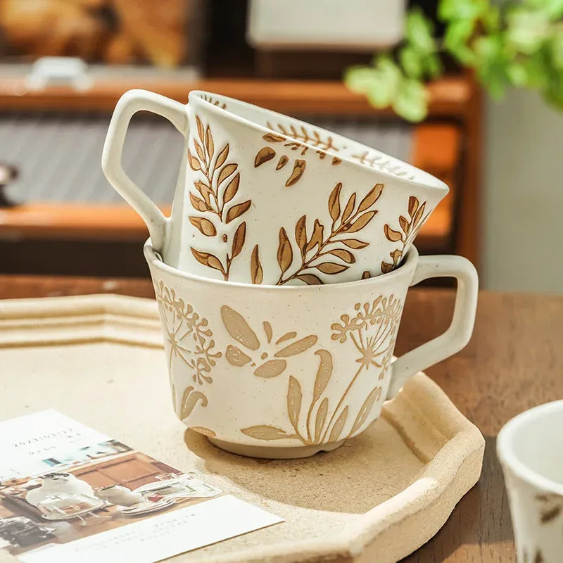 Minimalist Nordic Ceramic Home Hand-painted Mugs - Viexta
