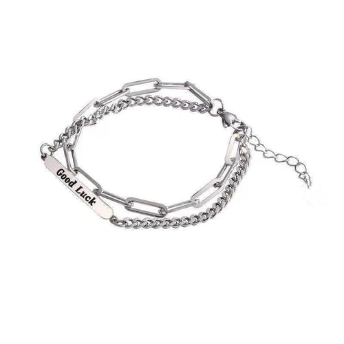 18k French Double-layer Bracelet For Women - Viexta