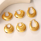 Metallic Gold Earrings