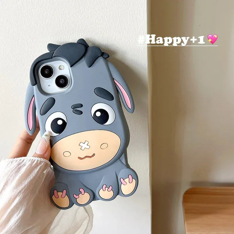 Stereo Cartoon Little Donkey iPhone Case - Viexta