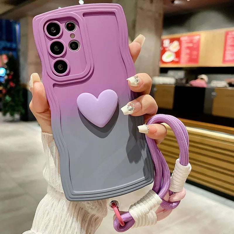 Love S23 Lanyard Samsung Case - Viexta
