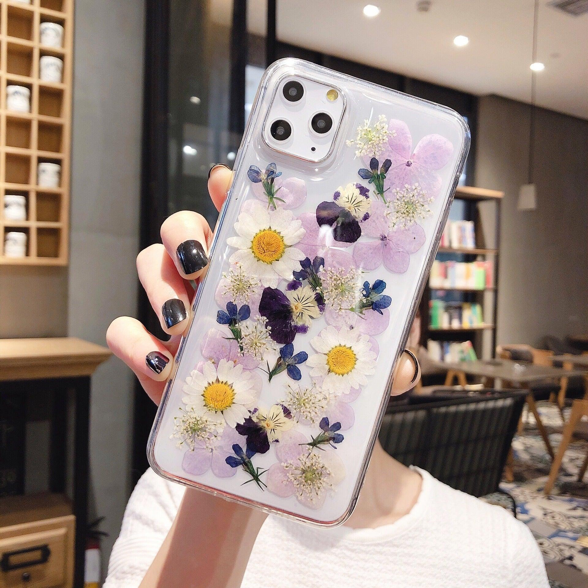 Preserved Flower Epoxy Phone Cases for IPhone - Viexta