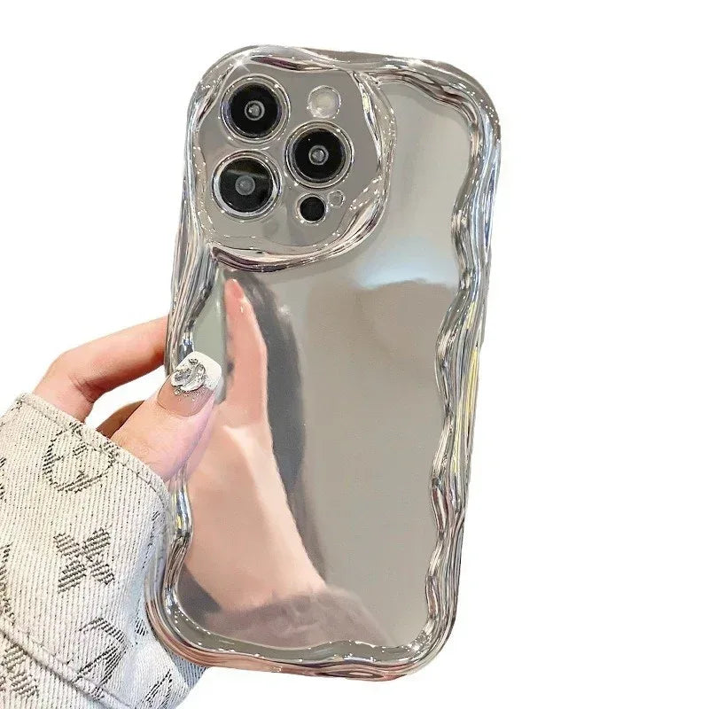 Electroplating Sliver Stripe Drop-resistant iPhone Case - Viexta