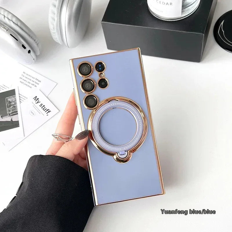 Magnetic Rotating Protective iPhone Case - Viexta