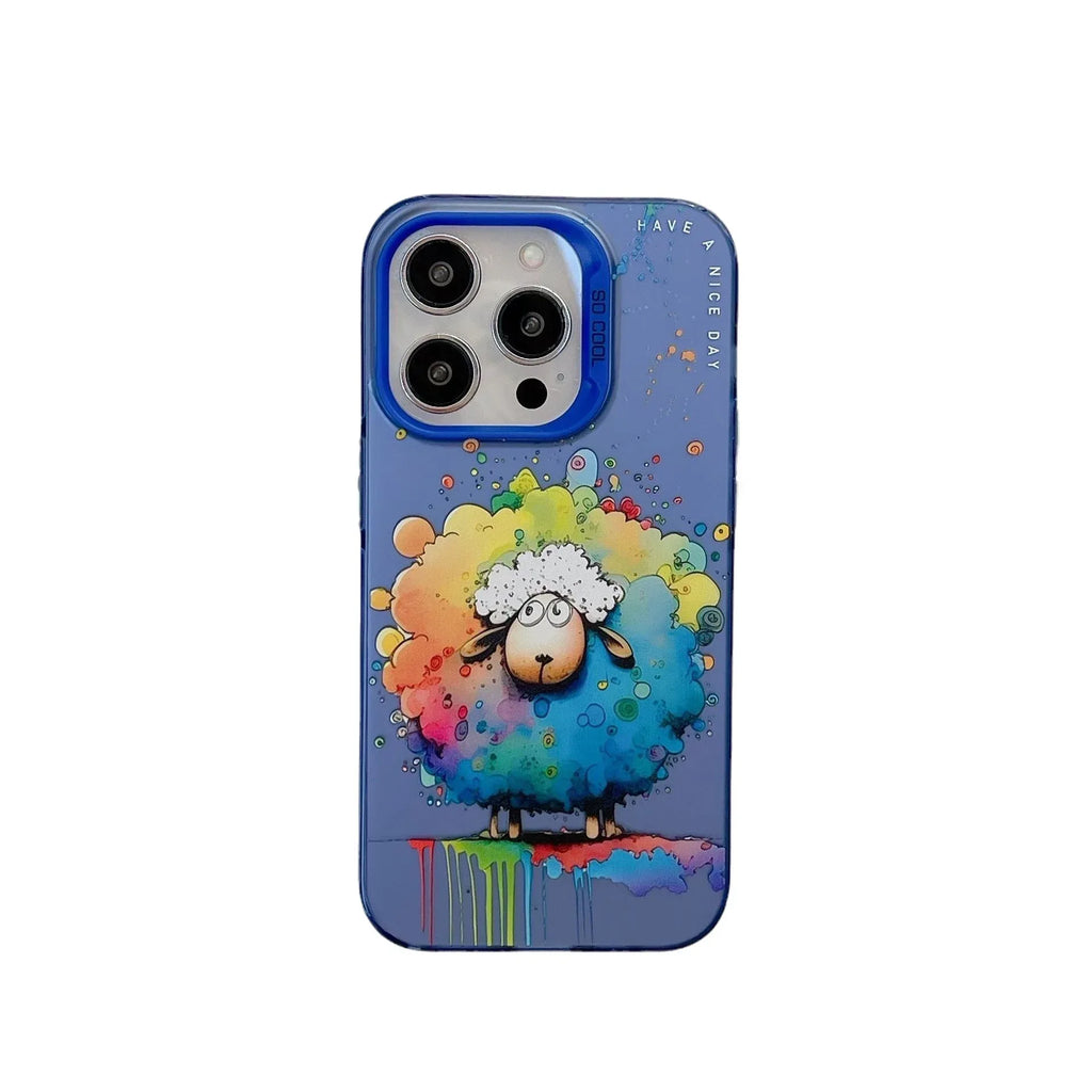2d Cartoon iPhone Case - Viexta
