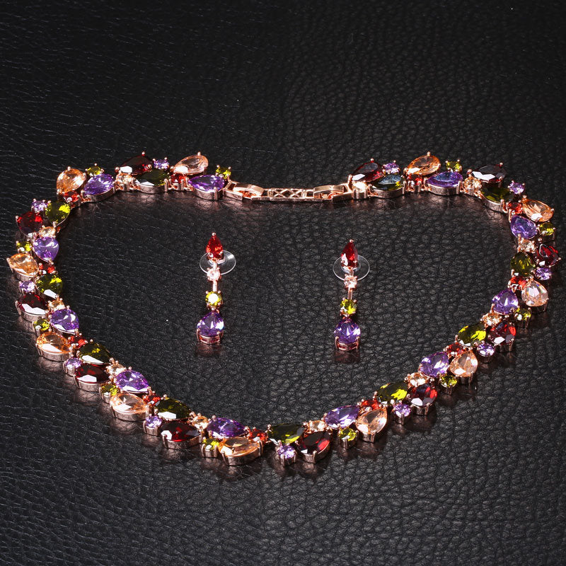 bride-zircon-necklace-and-earring-set