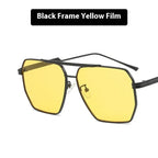 metal-double-beam-polygonal-sunglasses - Viexta