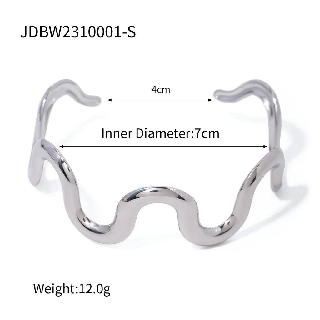 Titanium Steel Spiral Bracelet - Viexta