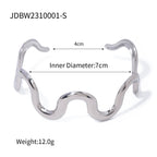 Titanium Steel Spiral Bracelet