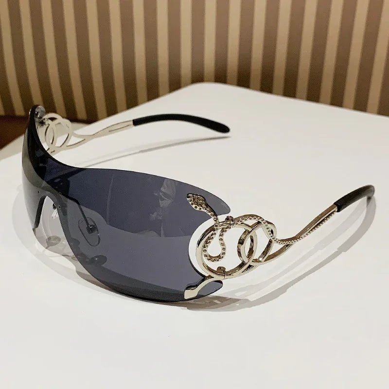 Lingsnake Metal Frameless Lux Sunglasses - Viexta