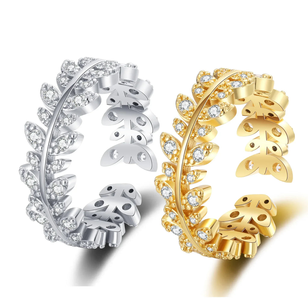 Crystal Studded Finger-rings - Viexta