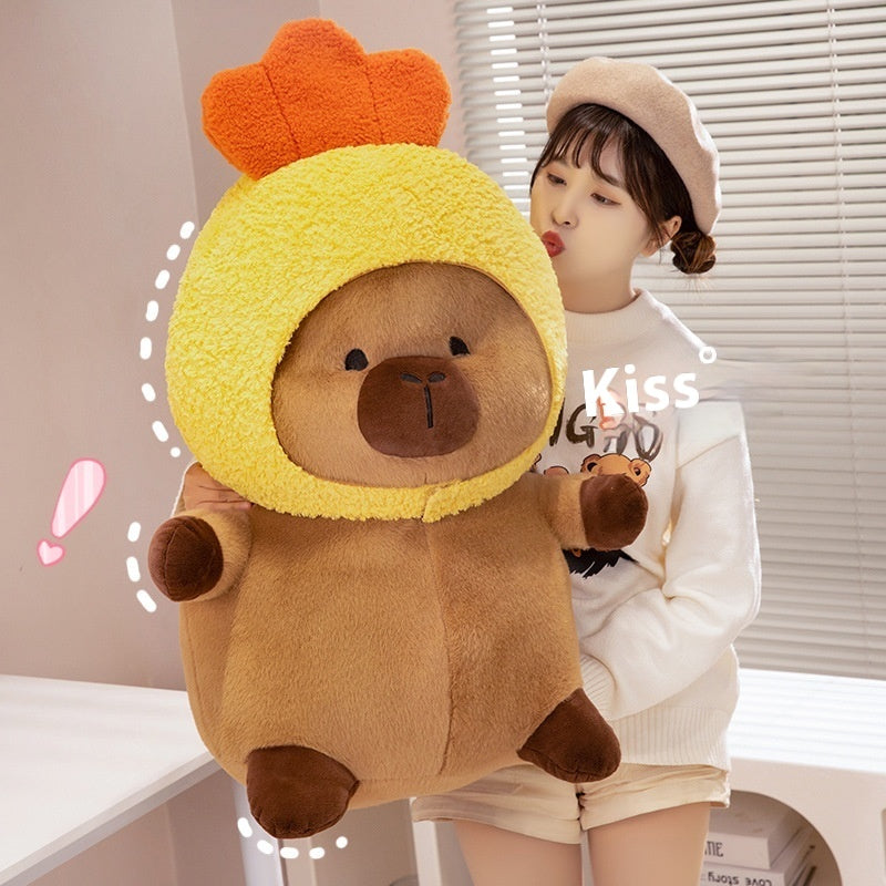 Capabala Capybara Wearing Plush Toys