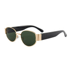 Trendy Small Frame Round Sunglasses - Viexta