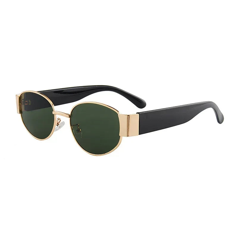 Trendy Small Frame Round Sunglasses - Viexta