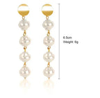 Korean Baroque Pearl Earrings - Viexta