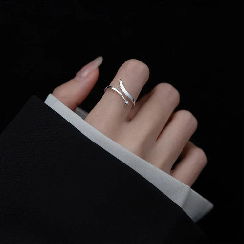 Angel Wings Heart-shaped Ring - Viexta