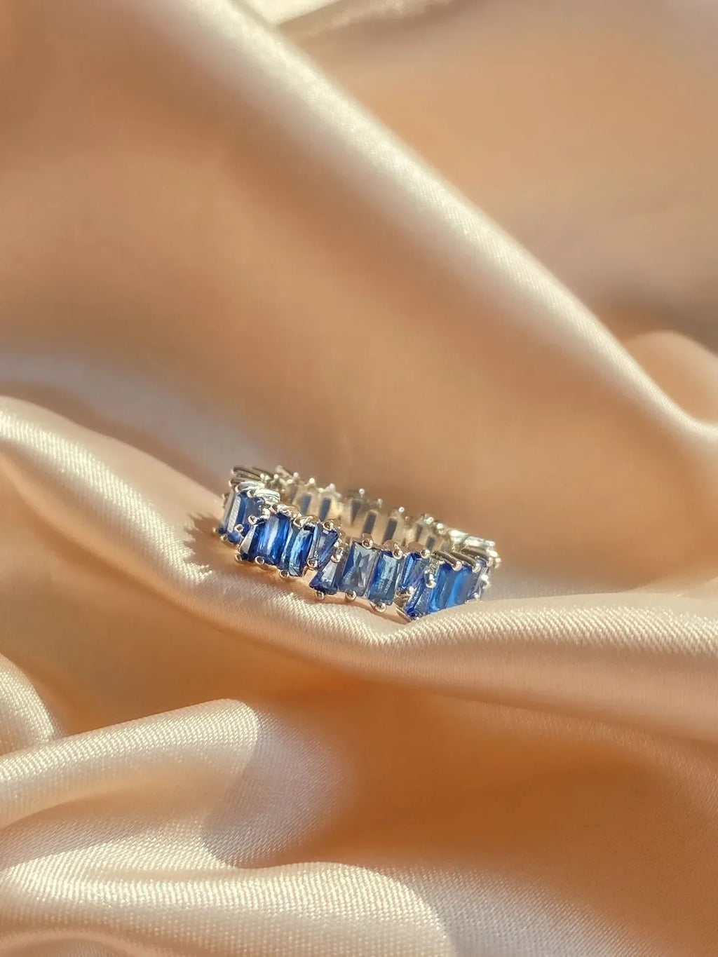 Zircon Ladder Square Ring - Viexta