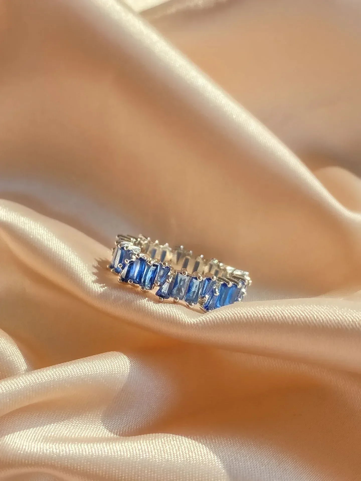 Zircon Ladder Square Ring - Viexta