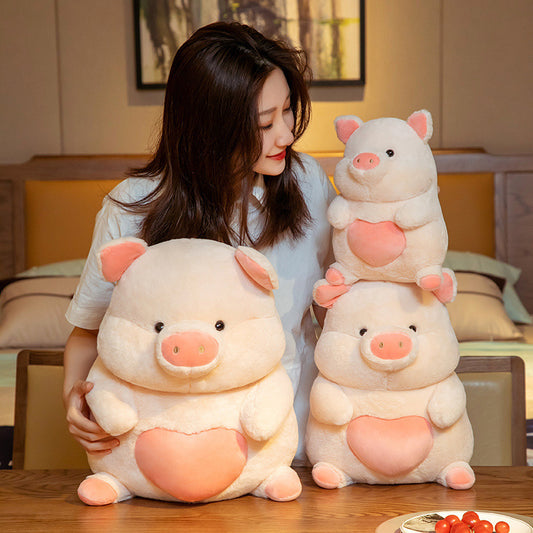 Cute Love Piggy Doll Plush Toy