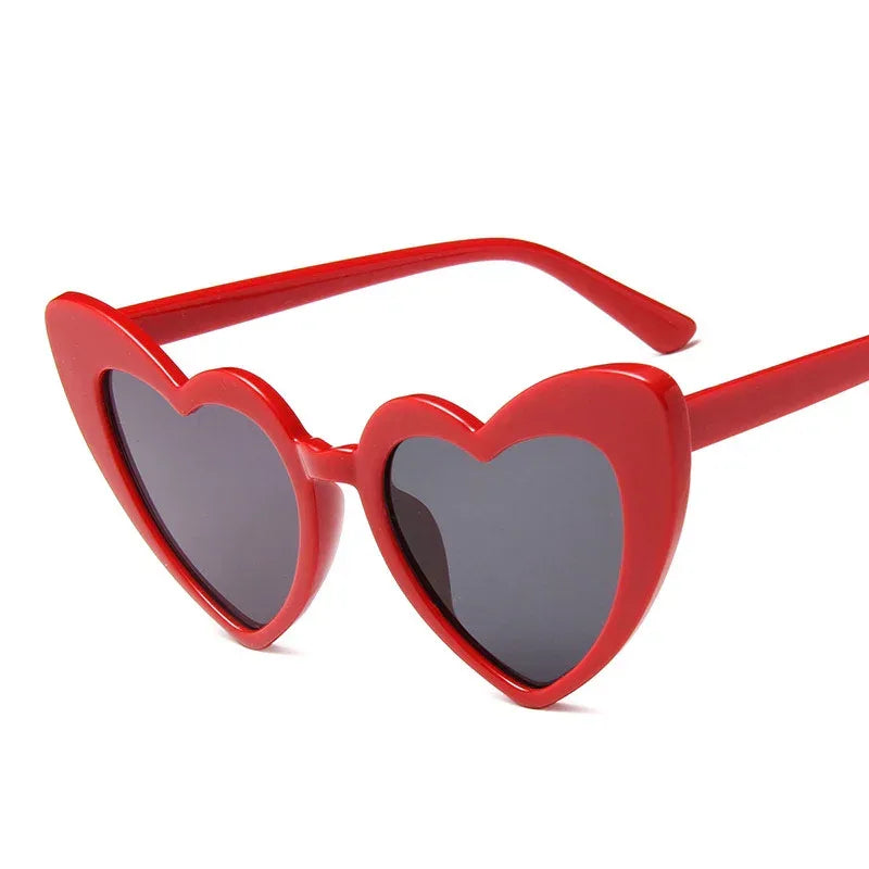 Large Frame Heart Statement Glasses - Viexta