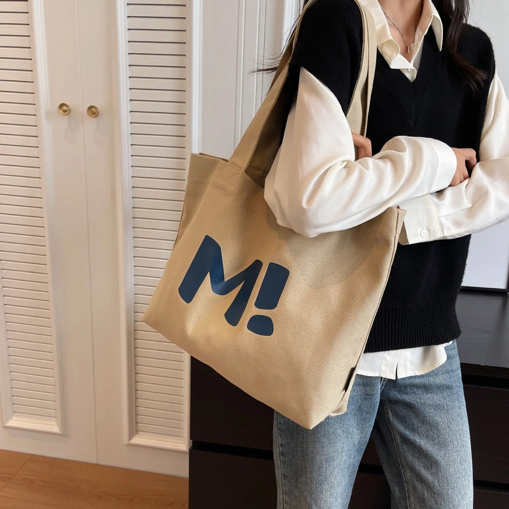 letter-printed-canvas-totes-bags - Viexta