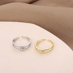 Heart-shaped Layered Ring - Viexta
