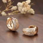 Luxurious Womens Zircon High-quality Ear Clips - Viexta