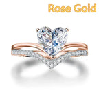 heart-shaped-zircon-diamond-engagement-ring - Viexta