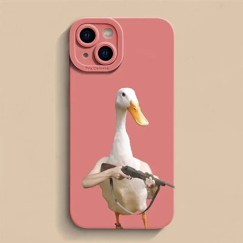 Anti-fall Funny Duck iPhone Case - Viexta