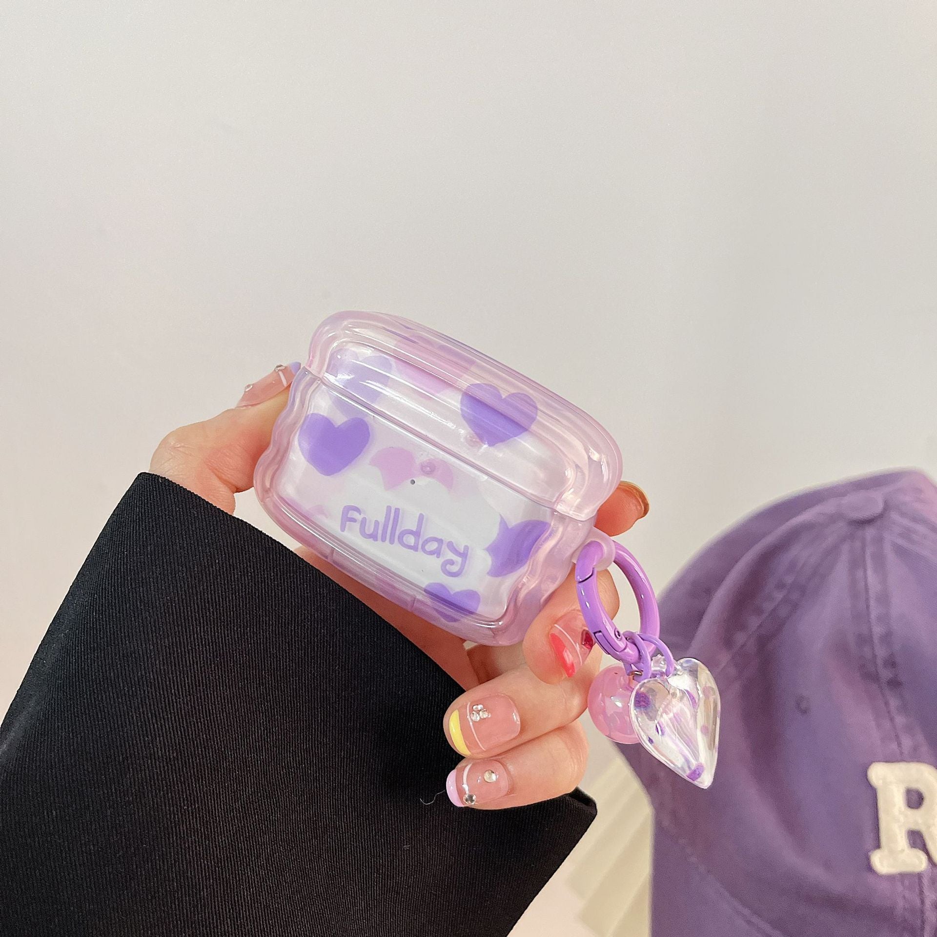 Jelly Purple Headset Airpod case