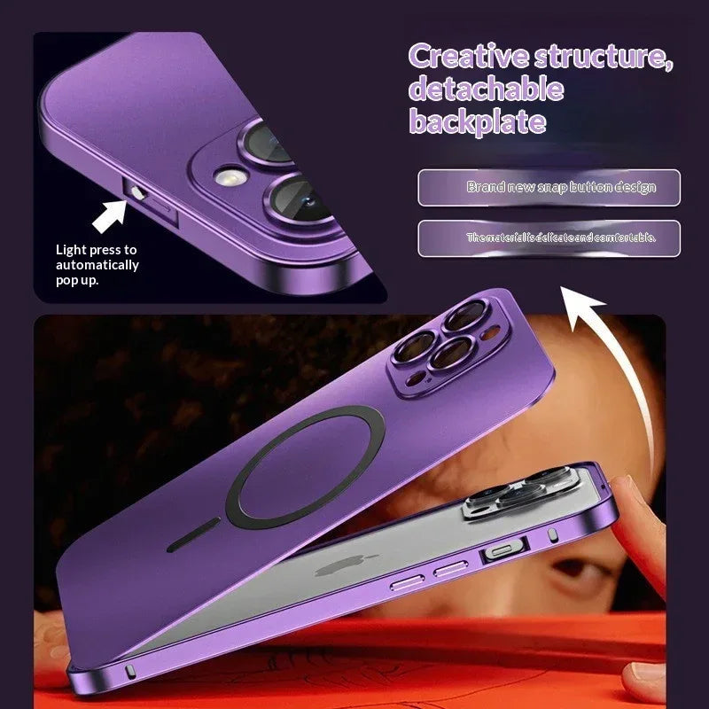 Full-coverage iPhone Case With A Magnetic Snap Closure For Wireless Charging - Viexta