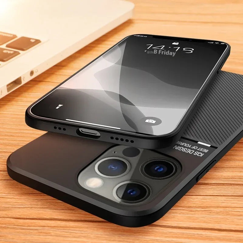 textured-magnetic-silicone-iphone-case - Viexta