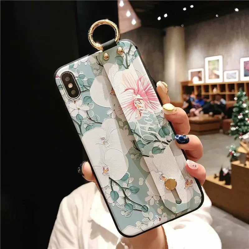 embossed-vintage-flower-for-iphone-samsung-case - Viexta