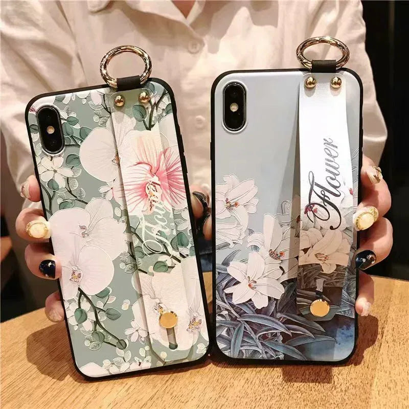 embossed-vintage-flower-for-iphone-samsung-case - Viexta