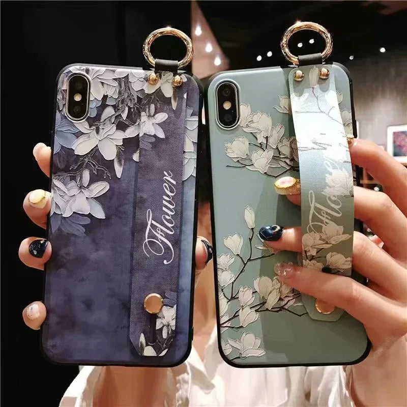embossed-vintage-flower-for-iphone-samsung-case - Viexta