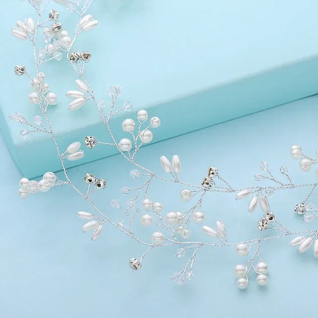 Crystal Pearl Hair Accessories - Viexta