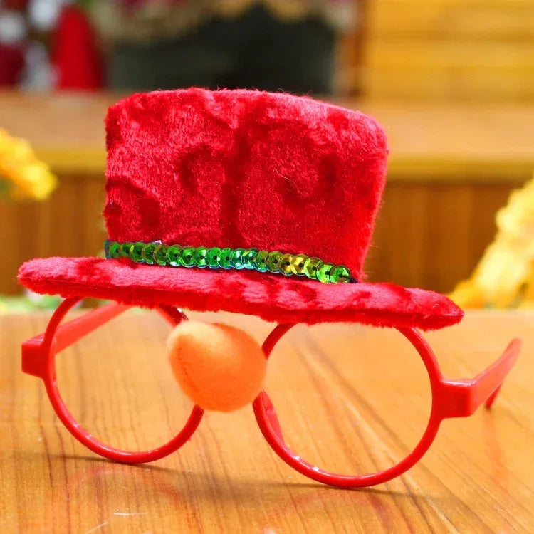 Christmas glasses frame - Viexta