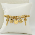 Stainless Steel Heart Bracelet