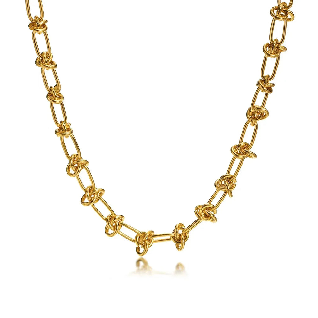 Street Style Knot Pure Necklace - Viexta
