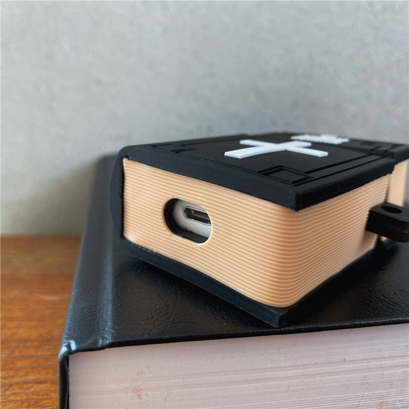 Three-dimensional bible AirPods Pro case